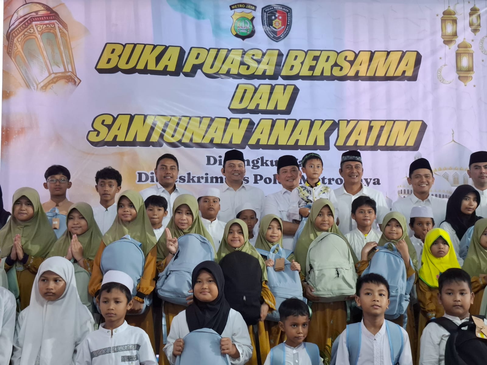 Ditreskrimsus Polda Metro Jaya Gelar Buka Puasa Bersama dan Santuni Anak Yatim