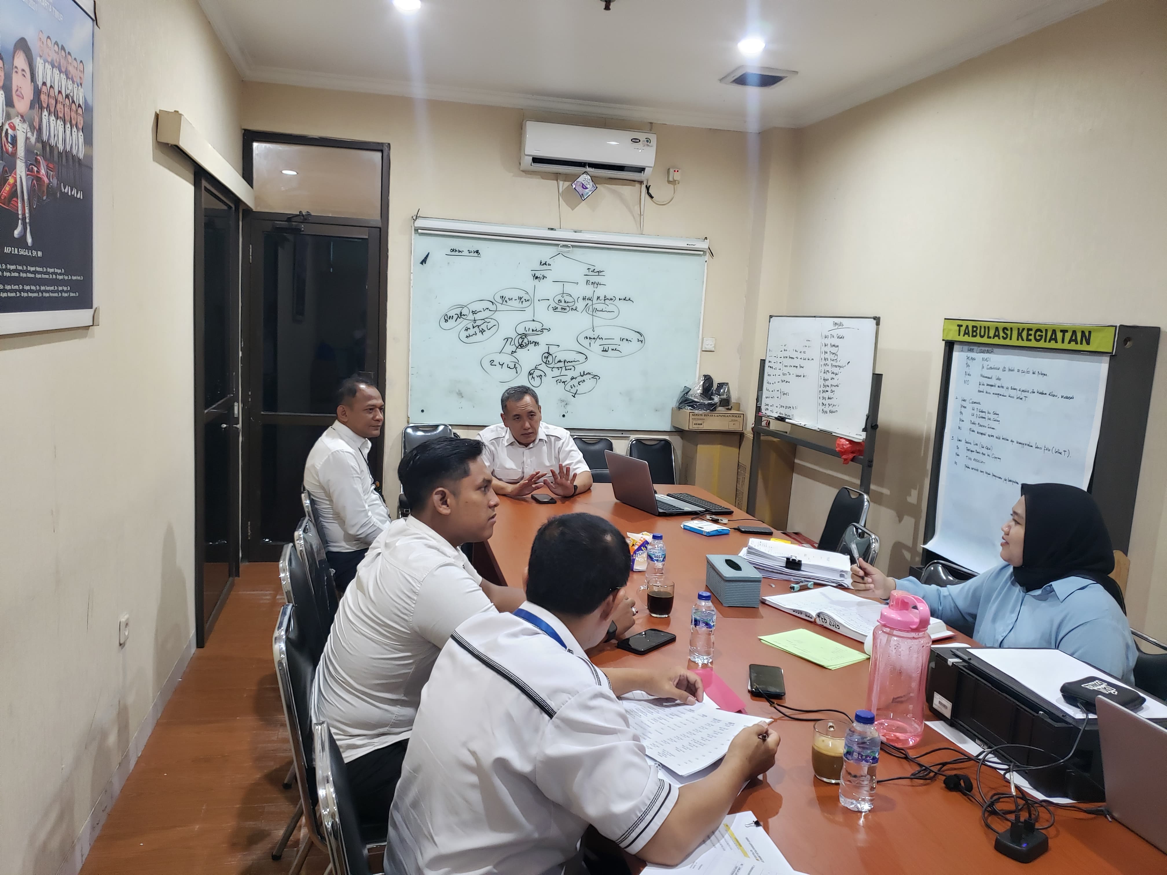BAG BINOPSNAL DITRESKRIMSUS POLDA METRO JAYA LAKSANAKAN SUPERVISI PROGRAM PRESISI POLRI TRIWULAN II DI POLRES METRO JAKARTA TIMUR