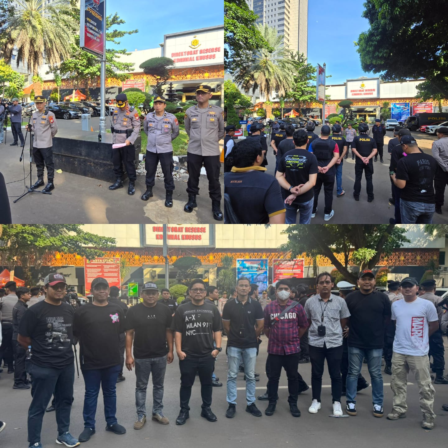SUBDIT I INDAG DAN SUBDIT II EKBANK GELAR APEL PATROLI SKALA BESAR DI WILAYAH JAKARTA PUSAT DAN JAKARTA BARAT