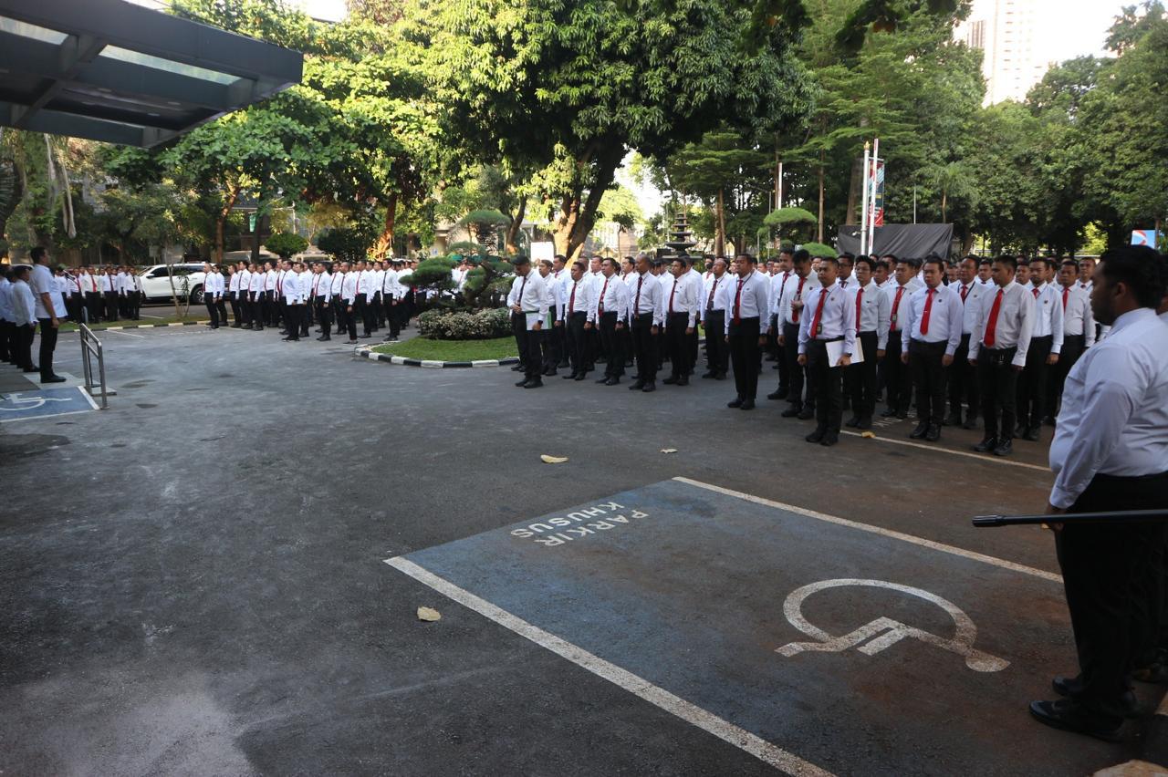 APEL AWAL BULAN DITRESKRIMSUS PMJ DIPIMPIN DIREKTUR KOMBES POL EDY SURANTA SITEPU, S.I.K., M.H.
