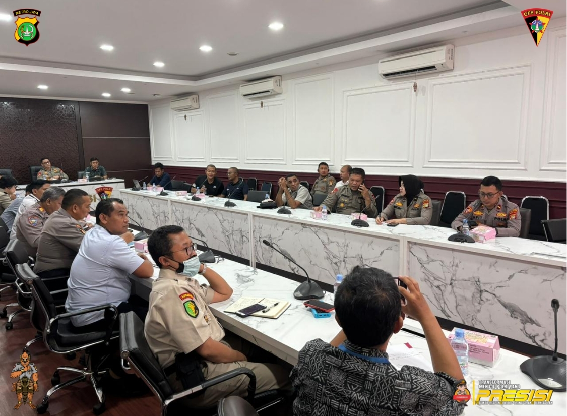 Rapat Koordinasi Pengamanan Allo Bank Festival 2025 Digelar di Polda Metro Jaya