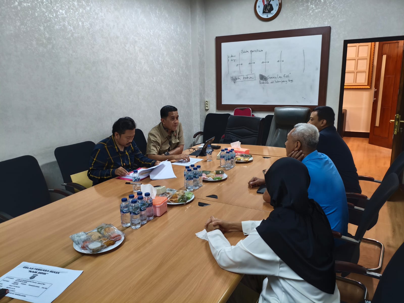 SUPERVISI PROGRAM PRESISI POLRI TRIWULAN II OLEH BAG BINOPSNAL DITRESKRIMSUS POLDA METRO JAYA DI POLRES METRO JAKARTA SELATAN