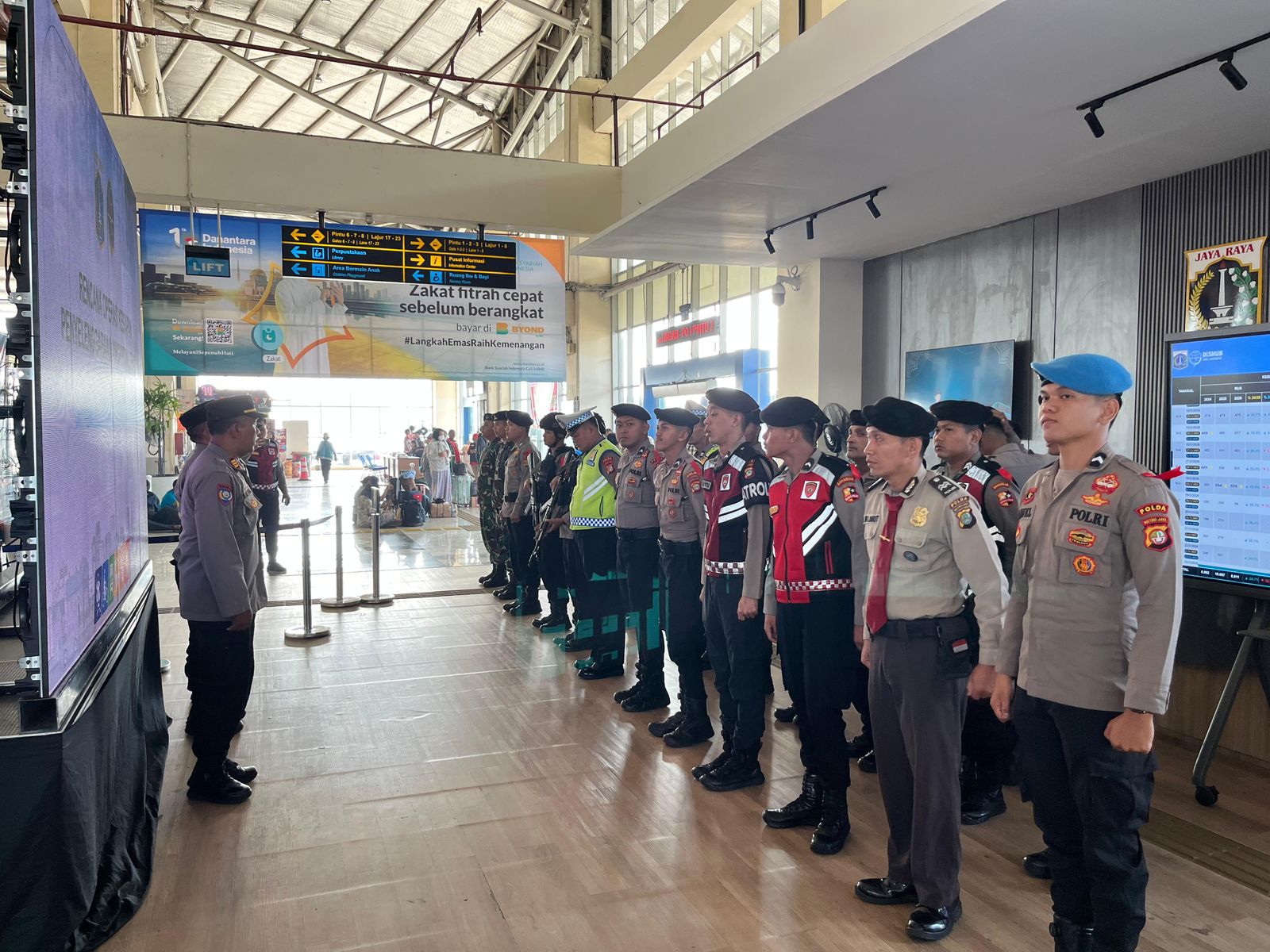 Apel Pelayanan Operasi Ketupat Jaya 2026 di Terminal Kampung Rambutan Berjalan kondusif dan Lancar