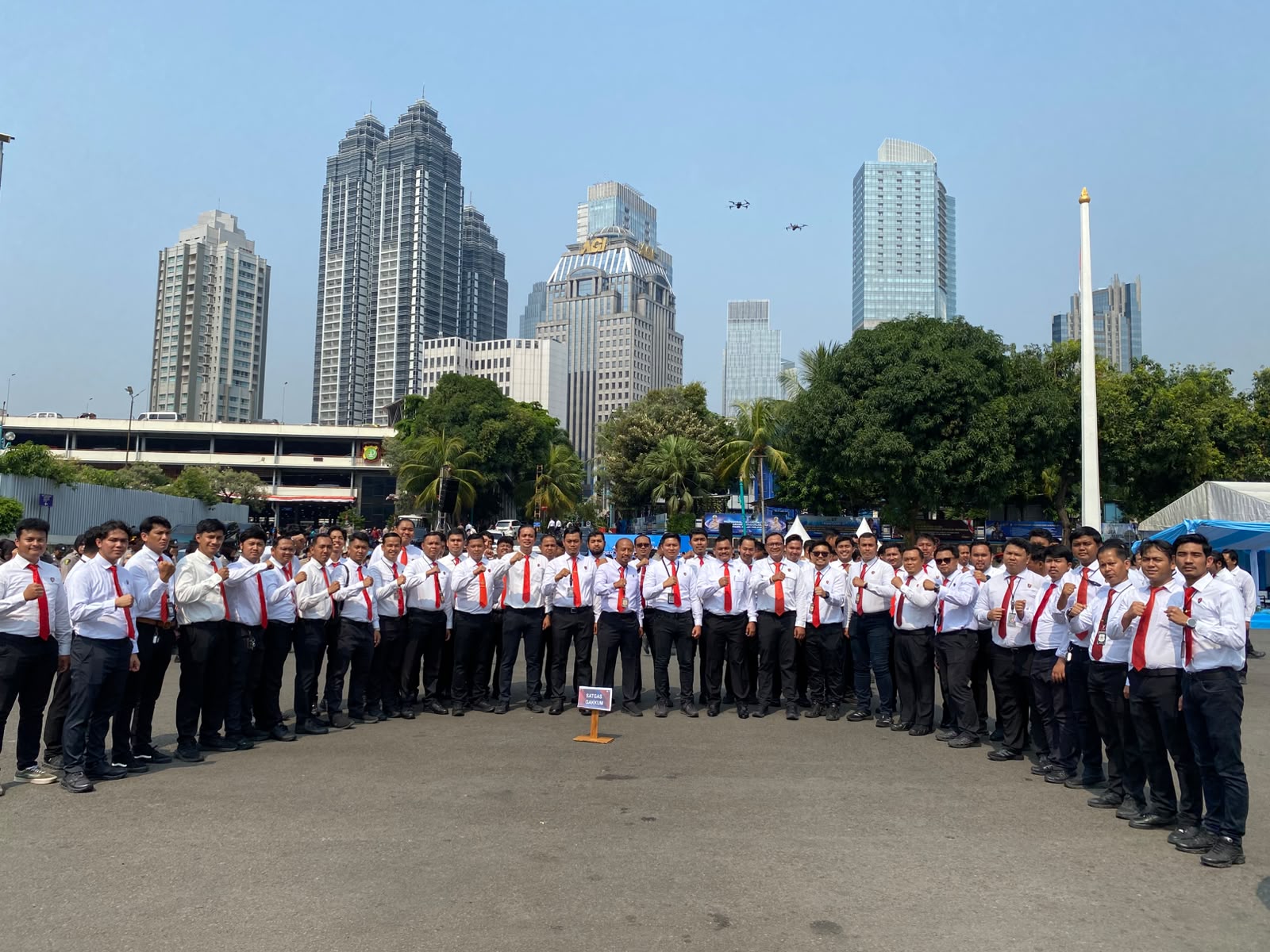 Tingkatkan Kesiapsiagaan Keamanan, Personel Ditreskrimsus PMJ Ikuti Apel Gelar Pasukan Ops "Garuda Bakti-2026"
